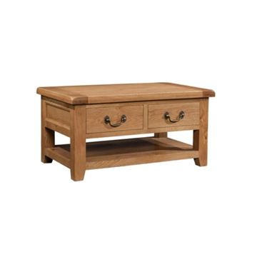 Picture of Old Mill Oak 2 Drawer Coffee Table