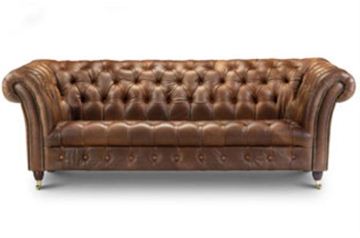 Picture of Bretby 3 Seater Leather Sofa