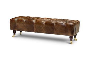 Picture of Bretby Leather Bench