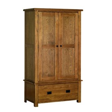 Picture of Country Oak Gents Wardrobe