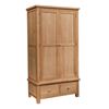 Picture of Suffolk Oak Double Wardrobe with 2 Drawers