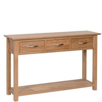 Picture of New England 3 Drawer Console Table