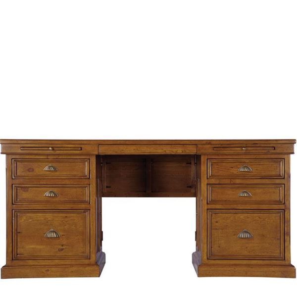 Lifestyle Large Desk Quality Oak Furniture From The Furniture