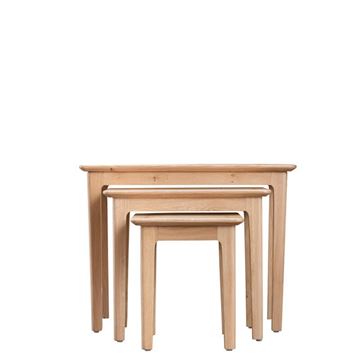 Picture of Oslo Oak Nest of 3 Tables