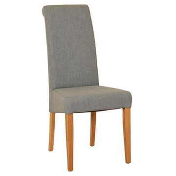 Picture of Devon Fabric Light Grey Dining Chair