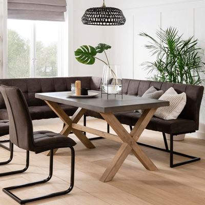 Picture of Harlow 150cm Cross Leg Dining Table