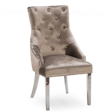Picture of Liberty Knockerback Chair - Champagne Velvet