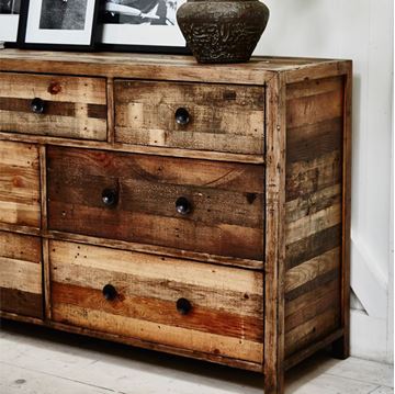 Picture of Soho Reclaimed 7 Drawer Wide Chest
